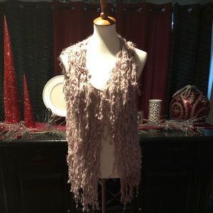 Boutique Vest light pink in color